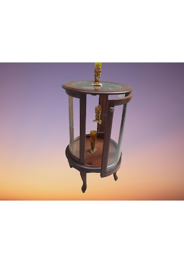 Bengimobilya Gümüşlük Yuvarlak Model 120 Cm Parlak Ceviz Kayın Lükens Aslan Ay (482399037) Bengimobilya Gümüşlük Yuvarlak Model 120 Cm Parlak Ceviz Kayın Lükens Aslan Ay (482399037)