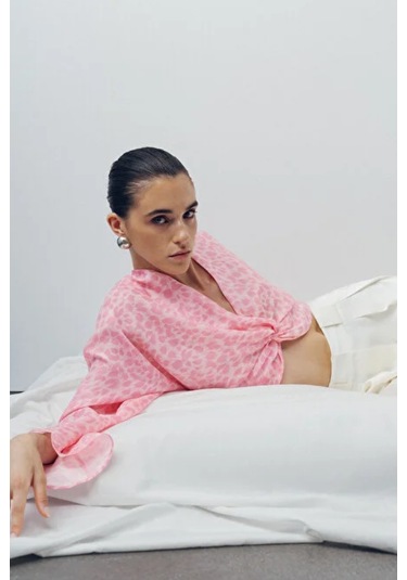 N24kn6077 Nocturne Bluz Varyant Pembe