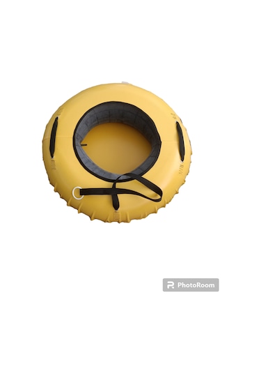 Karkay Şişme Kar Kızağı İpli 90 CM Sarı