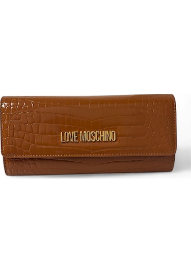 Love Moschino Omuz Çantası Croco Jc4294pp0lkj0208 Taba