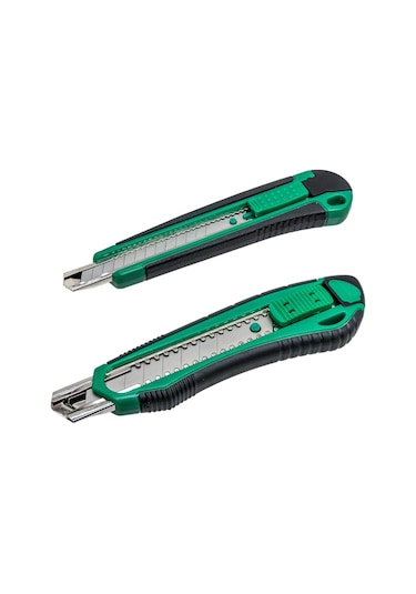Elta Ergonomik Kilitli Maket Bıçağı Seti 9 Ve 18 Mm