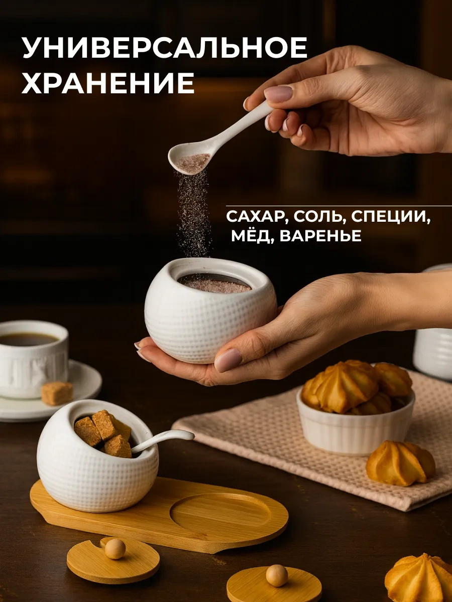 Home Rabbit Şekerlik Ve Tuzluk Kapaklı Ve Kaşıklı 83245239 Beyaz