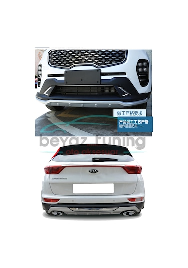 Kia Sportage Ön Arka Tampon Koruma Difüzör 2016-2017-2018