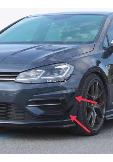 Vw Golf 7.5 R Ön Tampon Bıçakları // Canard