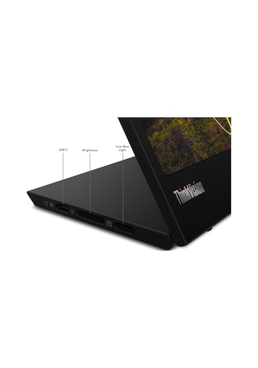 Lenovo ThinkVision M15 62CAUAT1WL 15.6" 6 MS 60 Hz Type-C Full HD IPS LED Monitör