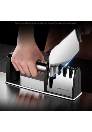 Wholesale00 Mutfak Çok Fonksiyonlu Bıçak Bileyici, Pratik Ve Etkili Bıçak Keskinleştirici, Mutfak Sosyetesi Bıçak Bileyici