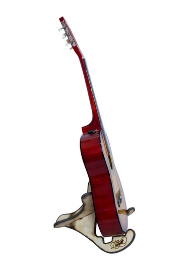 Ahşap Klasik Akustik Elektro Gitar Standı Donizetti Siyah