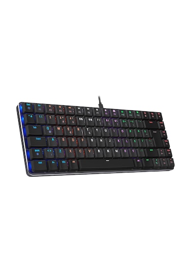 Rampage Granıte Siyah/gri Red Switch Klavye