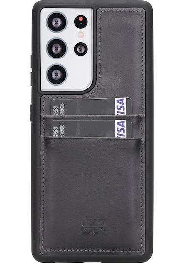 Bouletta Samsung Galaxy S21 Ultra Uyumlu Deri Arka Kapak FXCPRST1