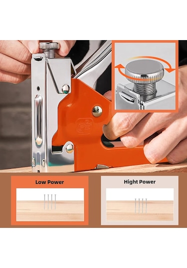 4'ü 1 Arada Zımba Tabancası Seti, U-şekilli Çivi Tabancası,ağır