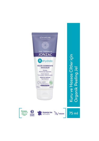 Eau Thermale Jonzac Kuru ve Hassas Ciltler İçin Organik Peeling Jel 75 ML
