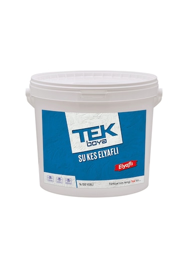 Tek Boya Elyaflı Su Kes Astarı 3 KG Beyaz
