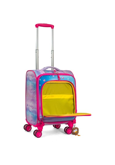Çocuk Karakterli 4 Tekerlekli Valiz, Eğlenceli Seyahat Arkadaşı - Dondurma Dondurma