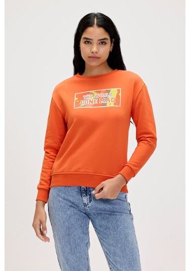 Bad Bear Re-carina Turuncu Kadın Sweatshirt-orange Orange