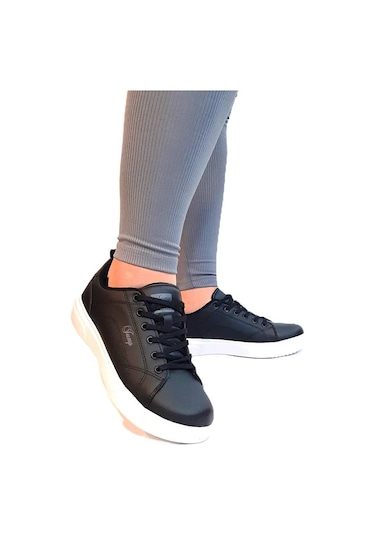 Jump 31178 Siyah-beyaz Memory Sistem Hafif Rahat Spor Ayakkabı Siyah - Beyaz