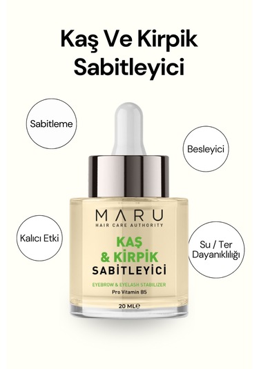 Maru Kaş Ve Kirpik Sabitleyici 20 ML