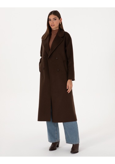 Pierre Cardin Kadın Kahverengi Kaban 50308929-vr029 Kahverengi