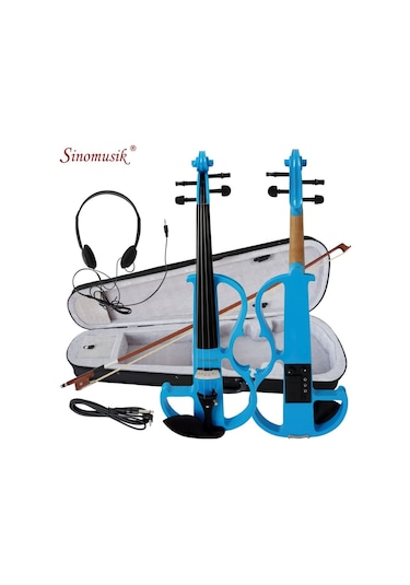 Sinomusik Evh005 Mavi Elektro Keman