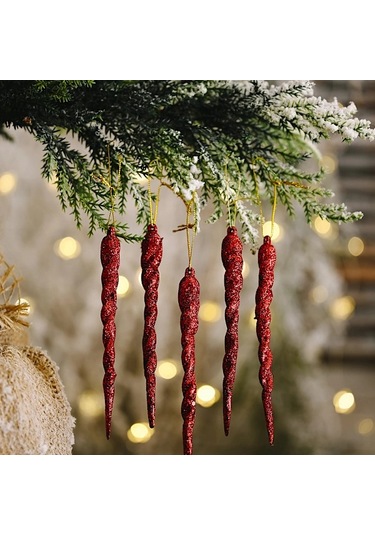 Noel Ağacı Süsleri, Buz Sarkıtları, Düğün, Şükran Günü Ve Parti İçin Noel Süsleri