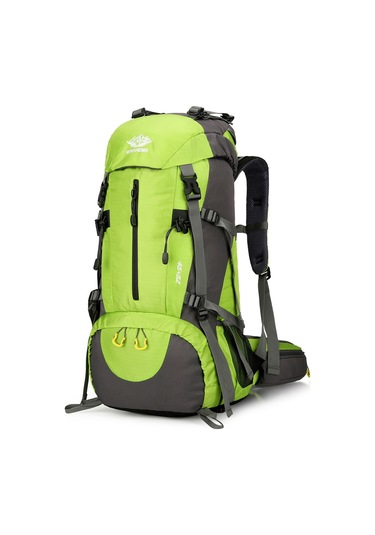 Vanaheımr-50l Yürüyüş Sırt Çantası Su Geçirmez Kamp Sırt Çantası,yeşil Yeşil