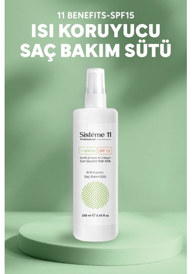 Sistéme 11 Sun Guard Isıya Karşı Koruyucu Saç Bakım Süt Spreyi 250 Ml