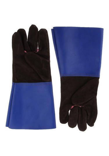 Homyl Sığır Derisi Uzun Kaynak Koruyucu Eldivenler El