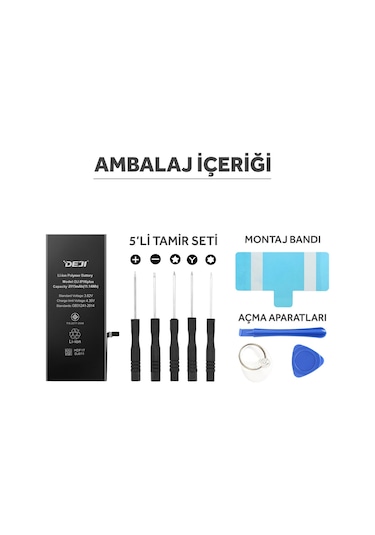 Apple Uyumlu iPhone 6 Plus Batarya Mucize Batarya Deji Normal Kapasite