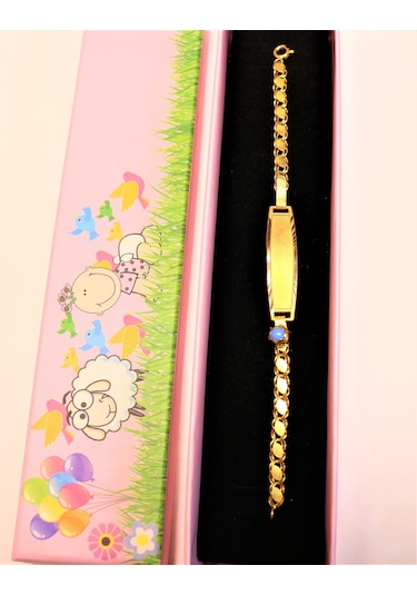 Altın Bebek Künyesi Guler10001371 Sarı Altın