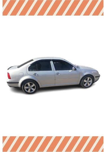 Volkswagen Bora Tüm Modellerine Özel 4'lü Mügen Tip Cam Rüzgarlığı