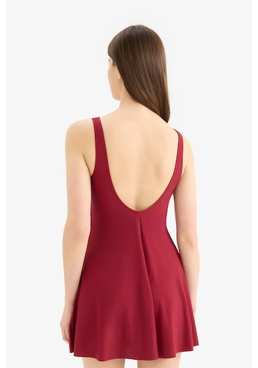 Defacto Regular Fit Etekli Mayo-fall İn Love X7909az25smbr285 Bordo Defacto Regular Fit Etekli Mayo-fall İn Love X7909az25smbr285 Bordo