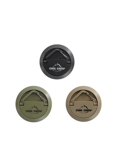 Cool Camp Cf-a208 Açık Kamp Manyetik Kanca Çadırı Skywalf Capital Kamp Sabit Araba Kamp Lambası Asılı Siyah Siyah