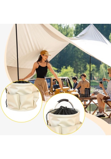 Suntek Ev, Bahçe, Seyahat Ve Diğer Amaçlar İçin Kulplu Bej