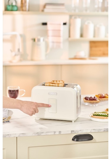 Karaca Multicrust Retro Ekmek Kızartma Makinesi Cream