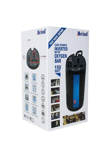 Powermaster 150 Watt Dc12v Çakmaktan Power İnverter