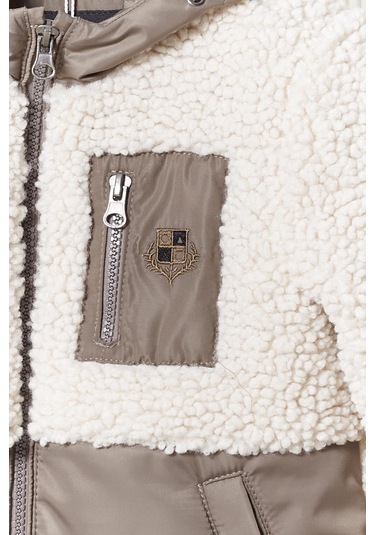 Benitto Kids Peluş Bebek Çocuk Mevsimlik Mont 51309 Camel