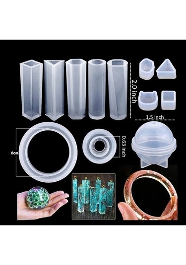 Ulzyvf Yeniden Yapımı Takı, Silikon Seti Renkli Parça Kolye Kalıp İçin Geeroyoo Esnek Dıy Çok Bileklik 134 - Ev Çok Renkli Çok Renkli