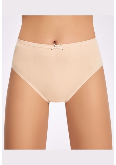 İlke Bayan Bato Külot Büyük Beden Yüksek Bel 12 Adet 264 Ten Rengi