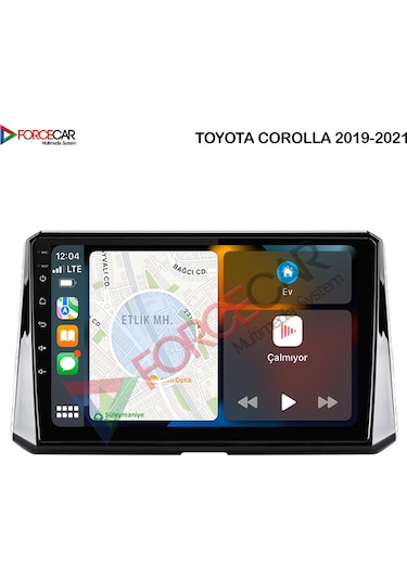 TOYOTA COROLLA 2019_2021 ANDROİD MULTİMEDYA 2_32 KABLOSUZ CARPLAY