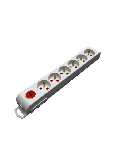 Mutlusan Rı-tech 6lı 5mt Anahtarlı Upsli Grup Priz 001 175 640002 05 00 Diğer