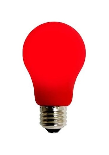 1 Adet 10 Watt Kırmızı Işık E27 Duy Led Ampul, Kırmızı Işık 10 Watt Tasarruflu Led Ampul, 10 Watt