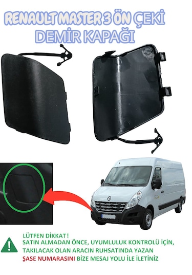 Renault Master 3 Ön Çeki Demir Kapağı 2010-2020 Arası
