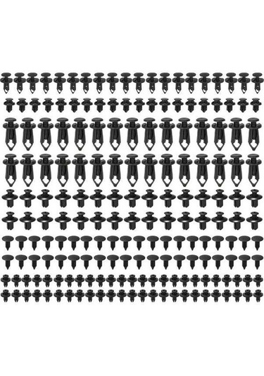 Besthome1 190 Farklı Boyutlu Plastik Nylon Kilitli Bağlayıcı Çantalı Set, Ev, Araç, Sanayi, Evrensel Kullanım