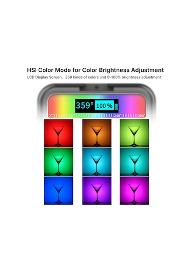 Ulanzı Vl49 Rgb Video Işığı, Led Kamera Işığı 3 Soğuk Ayakkabılı 360 Taşınabilir Fotoğraf Aydınlatması, Led Aydınlatmalar 57782972