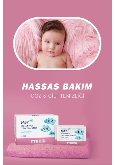 Tto Soft Baby Göz Çevresi Temizleme Mendili