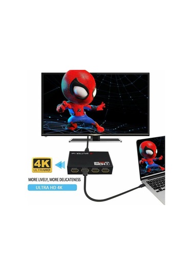 4 Port Hdmi Splitter Görüntü Çoklayıcı Çoğaltıcı Switch