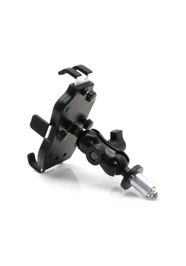 Motion003 Motosiklet Telefon Tutucu Siyah Suzuki Gsxr Gsx R 600 750 1000 Kawasaki Ninja 400 250 İcin Aluminyum Alasimli Guvenli Vidalı