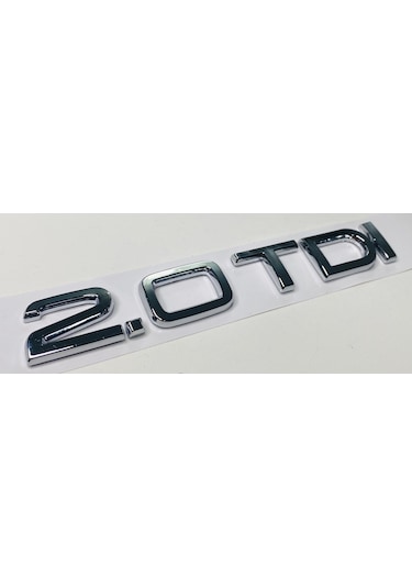 Audi 2005 - 2017 2.0 Tdi A6 Krom Arka Bagaj Yazısı Set
