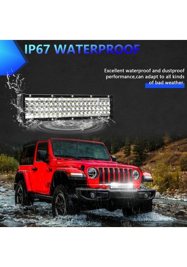 12 İnç Led Çalışma Işığı 264w 6000k Arazi Araçları K22349-12