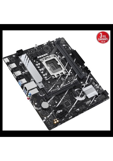 Asus Prıme B760m-r D4 5333mhz Oc Ddr4 Soket 1700 M.2 Hdmı Matx Anakart