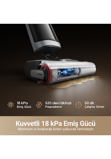 Dreame H14 Dual Akıllı Islak Kuru Süpürge